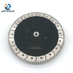 Cutting and grinding diamond saw blade