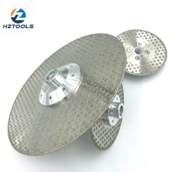 Electroplated diamond saw blade