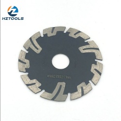 T segment granite dry cutting diamond saw blade