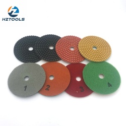 4 Steps diamond polishing pads use for granite marble quartz