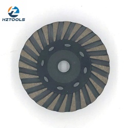 4in Turbo segment diamond grinding cup wheel