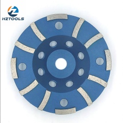 7in 180mm Segment diamond grinding cup wheel