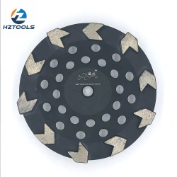 7in 180mm Arrow segment diamond grinding cup wheel